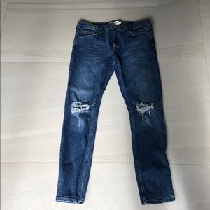 Topman stretch skinny jeans 36/34